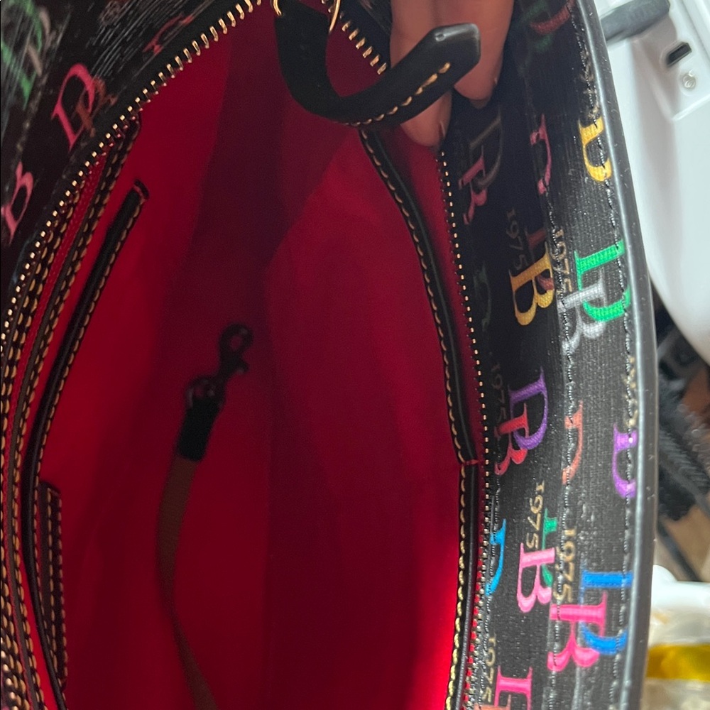 Dooney & Bourke Multicolor Logo Tote Bag - Picture 8 of 8